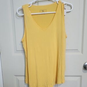 G by Giuliana Vibrant Yellow Tank Top